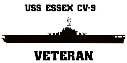 Shop for your Black USS Essex CV-9 sticker/decal at Arizona Black Mesa.