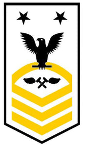 Shop for your Black with Gold Stripes Sticker Decal Aviation Structural Mechanic Master Chief (AMMC) at Arizona Black Mesa.