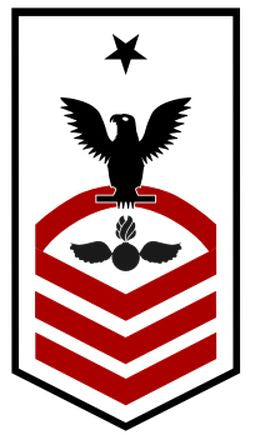 Shop for your Black with Red Stripes Sticker Decal Aviation Ordnancemen Senior Chief (AOSC) at Arizona Black Mesa.