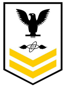 Shop for your Black with Gold Stripes Sticker Decal Aviation Electronics Technician Second Class (AT2) at Arizona Black Mesa.