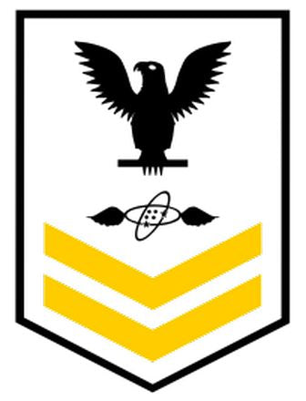Shop for your Black with Gold Stripes Sticker Decal Aviation Electronics Technician Second Class (AT2) at Arizona Black Mesa.