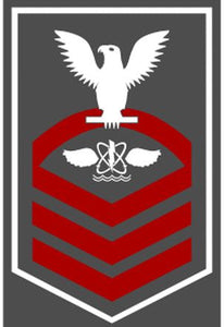 Shop for your White with Red Stripes Sticker Decal Naval Aircrewman Chief (AWC) at Arizona Black Mesa.