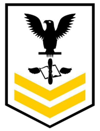 Shop for your Black with Gold Stripes Sticker Decal Aviation Maintenance Administrationmen Second Class (AZ2) at Arizona Black Mesa.