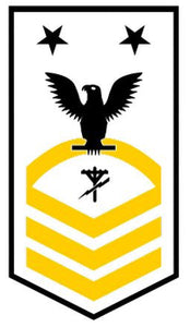 Shop for your Black with Gold Stripes Sticker Decal Construction Electrician Master Chief (CEMC) at Arizona Black Mesa.