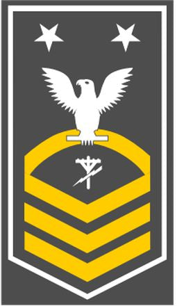 Shop for your White with Gold Stripes Sticker Decal Construction Electrician Master Chief (CEMC) at Arizona Black Mesa.