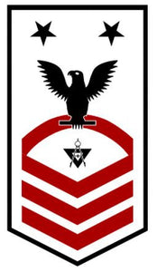 Shop for your Black with Red Stripes Sticker Decal Illustrator / Draftsman Master Chief (DMMC) at Arizona Black Mesa.