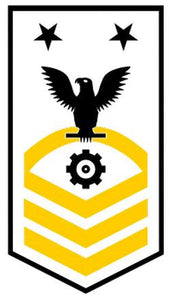 Shop for your Black with Gold Stripes Sticker Decal Enginemen Master Chief (ENMC) at Arizona Black Mesa.
