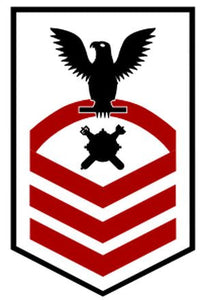Shop for your Black with Red Stripes Sticker Decal Explosive Ordnance Disposal Technicians Chief (EODC) at Arizona Black Mesa.