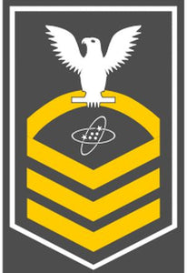 Shop for your White with Gold Stripes Sticker Decal Electronics Technician Chief (ETC) at Arizona Black Mesa.
