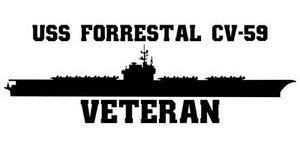 Shop for your Black USS Forrestal CV-59 sticker/decal at Arizona Black Mesa.
