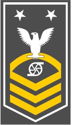 Shop for your White with Gold Stripes Sticker Decal Gas Turbine Systems Technician Master Chief (GSMC) at Arizona Black Mesa.