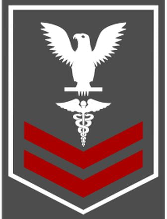 Shop for your White with Red Stripes Sticker Decal Hospital Corpsmen Second Class (HM2) at Arizona Black Mesa.