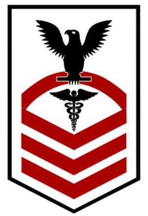 Shop for your Black with Red Stripes Sticker Decal Hospital Corpsmen Chief (HMC) at Arizona Black Mesa.