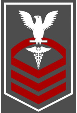 Shop for your White with Red Stripes Sticker Decal Hospital Corpsmen Chief (HMC) at Arizona Black Mesa.