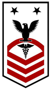 Shop for your Black with Red Stripes Sticker Decal Hospital Corpsmen Master Chief (HMMC) at Arizona Black Mesa.