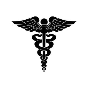 Shop for your Black Hospital Corpsmen rating sticker/decal (HM) at Arizona Black Mesa.