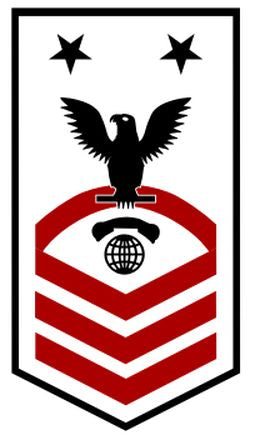 Shop for your Black with Red Stripes Sticker Decal Interior Communications Electrician Master Chief (ICMC)