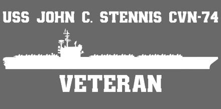 Shop for your White USS John C. Stennis CVN-74 sticker/decal at Arizona Black Mesa.