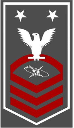 Shop for your White with Red Stripes Sticker Decal Mass Communication Specialist Master Chief (MCMC) at Arizona Black Mesa.