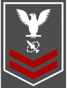 Shop for your White with Red Stripes Sticker Decal Missile Technician Second Class (MT2) at Arizona Black Mesa.