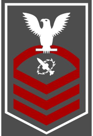 Shop for your White with Red Stripes Sticker Decal Missile Technician Chief (MTC) at Arizona Black Mesa.