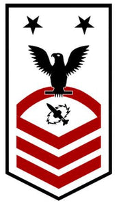 Shop for your Black with Red Stripes Sticker Decal Missile Technician Master Chief (MTMC) at Arizona Black Mesa.