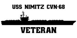 Shop for your Black USS Nimitz CVN-68 sticker/decal at Arizona Black Mesa.