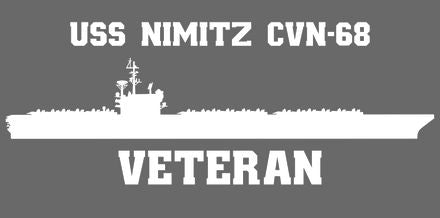 Shop for your White USS Nimitz CVN-68 sticker/decal at Arizona Black Mesa.