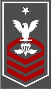 Shop for your White with Red Stripes Sticker Decal Aircrew Survival Equipmentmen Senior Chief (PRSC) at Arizona Black Mesa.