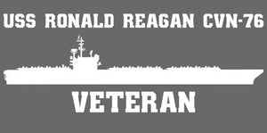 Shop for your White USS Ronald Reagan CVN-76 sticker/decal at Arizona Black Mesa.