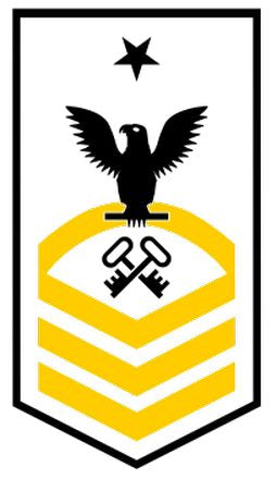 Shop for your Black with Gold Stripes Sticker Decal Storekeeper Senior Chief (SKSC) at Arizona Black Mesa.
