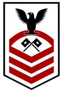 Shop for your Black with Red Stripes Sticker Decal Signalman Chief (SMC) at Arizona Black Mesa.