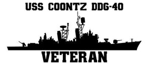 Shop for your Black USS Coontz DDG-40 sticker/decal at Arizona Black Mesa.