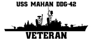 Shop for your Black USS Mahan DDG-42 sticker/decal at Arizona Black Mesa.